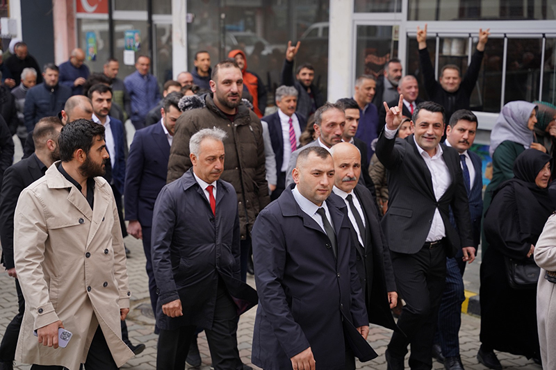 MHP Derepazarı'nda boy gösterdi