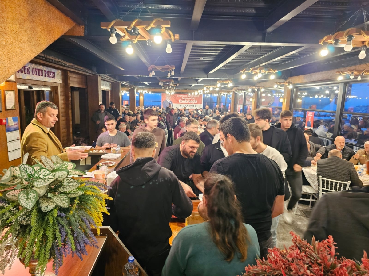 Derepazarı'nda MHP'nin iftarına yoğun ilgi