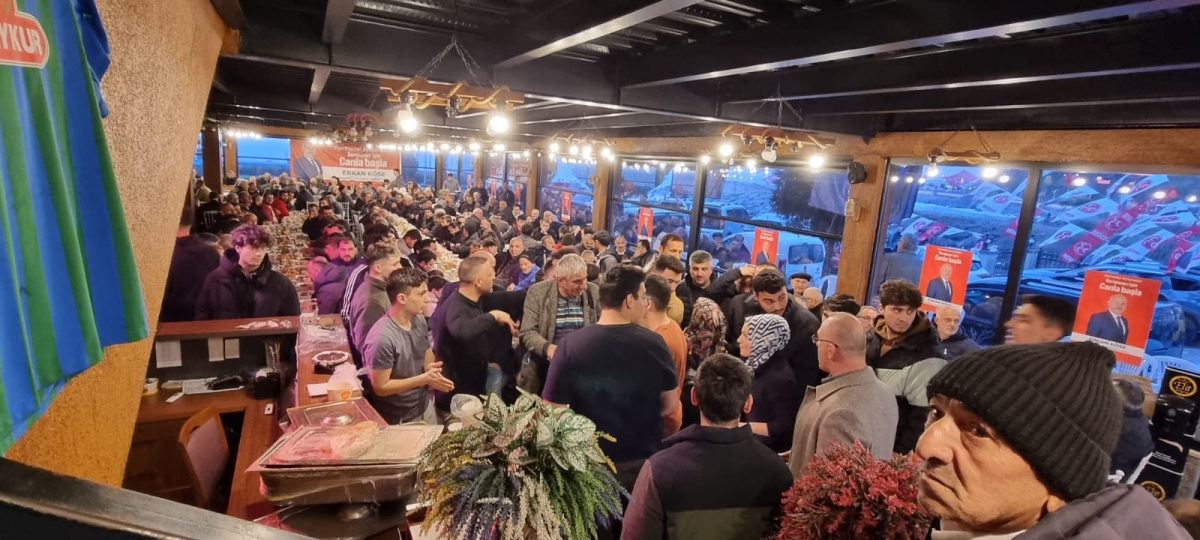 Derepazarı'nda MHP'nin iftarına yoğun ilgi