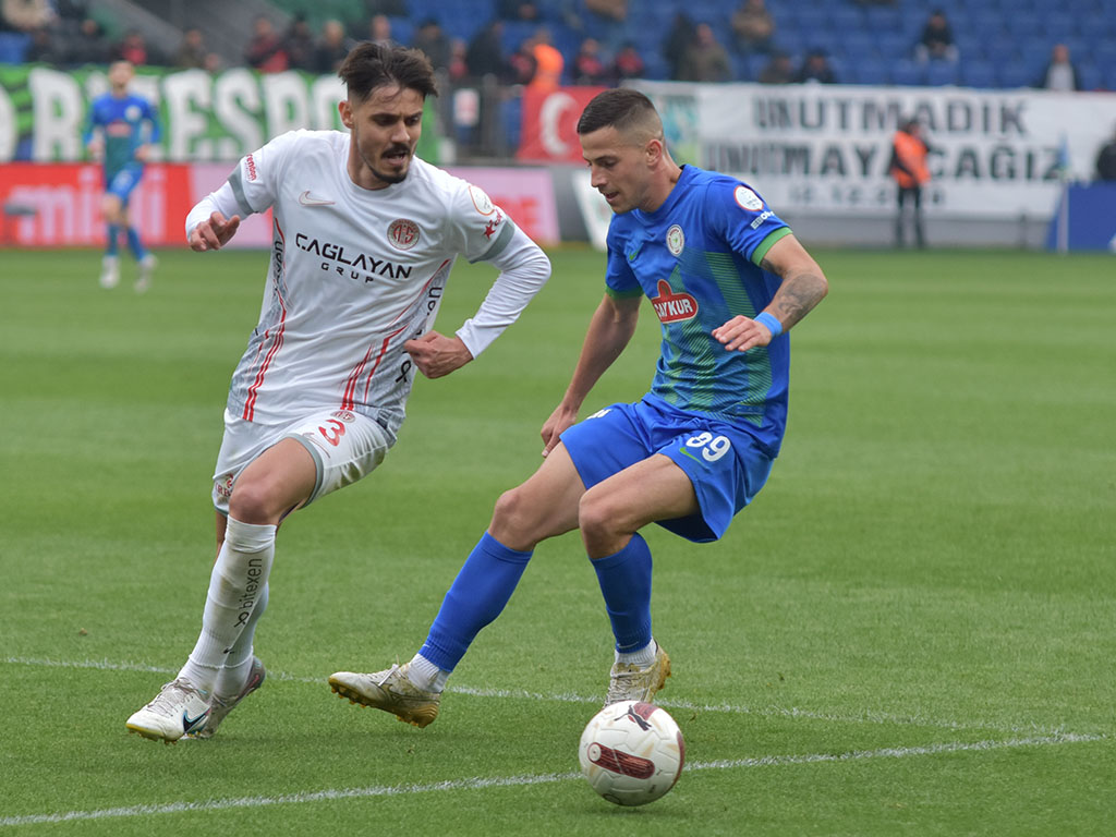 Rizespor - Antalyaspor maçı