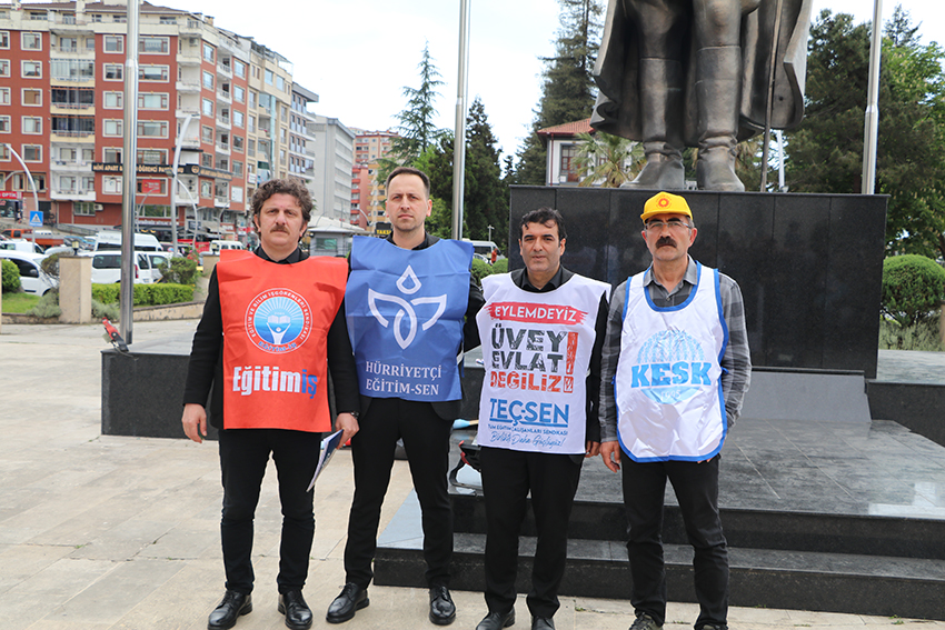Rize'de eğitimciler şiddete karşı birleşti