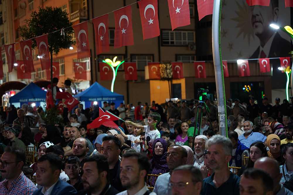 Rize'de 25 Temmuz Milli Birlik Günü
