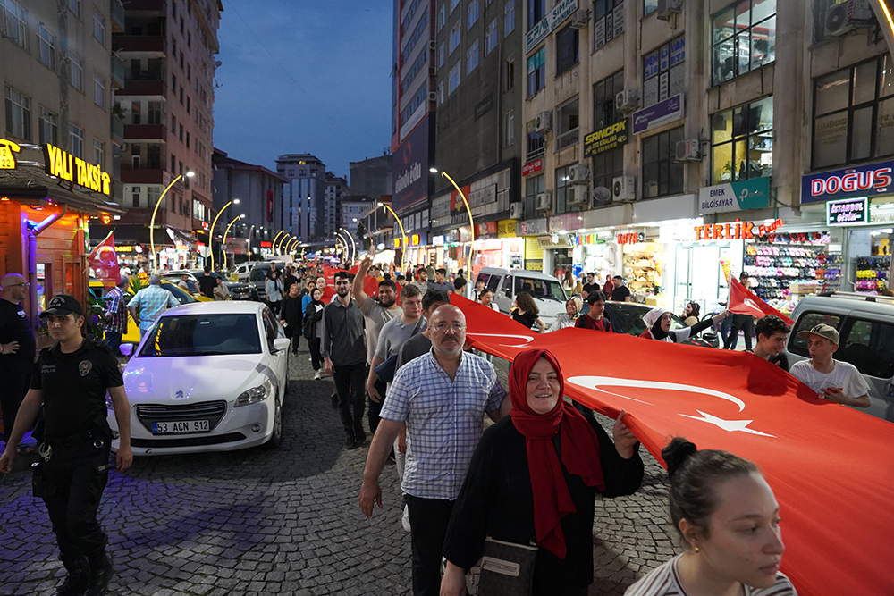 Rize'de 25 Temmuz Milli Birlik Günü