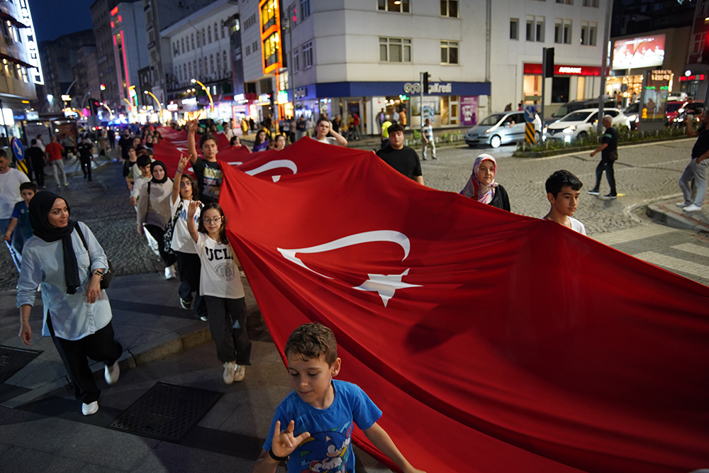 Rize'de 25 Temmuz Milli Birlik Günü