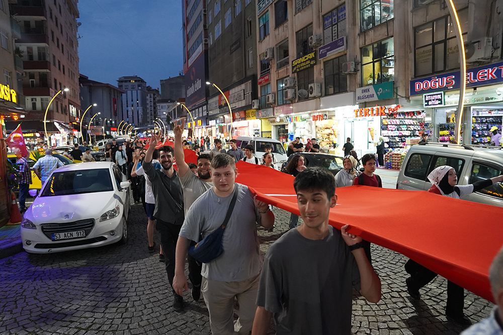 Rize'de 25 Temmuz Milli Birlik Günü