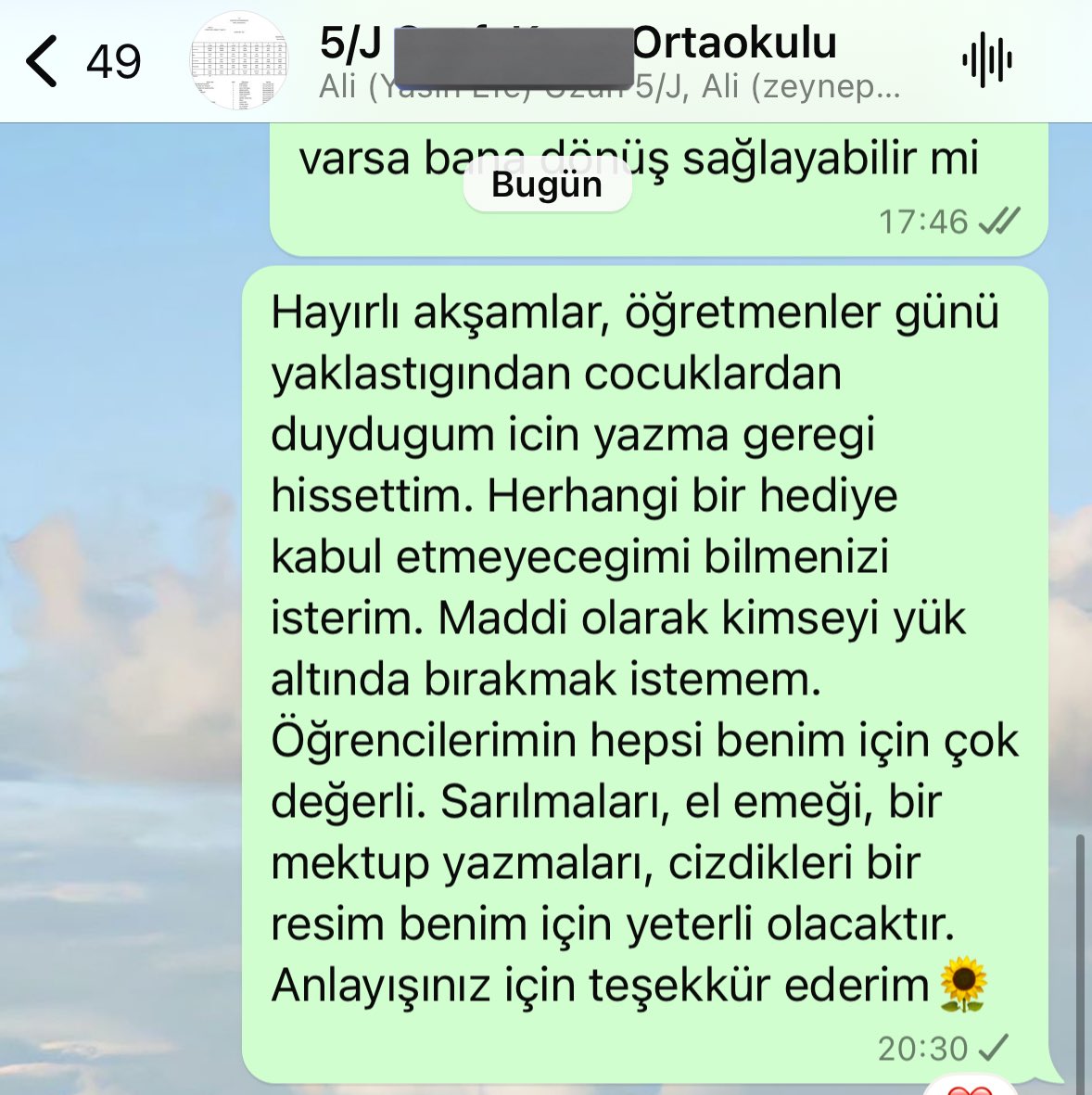 Öğretmenlerden WhatsApp gruplarına 'Lütfen yapmayın' mesajı