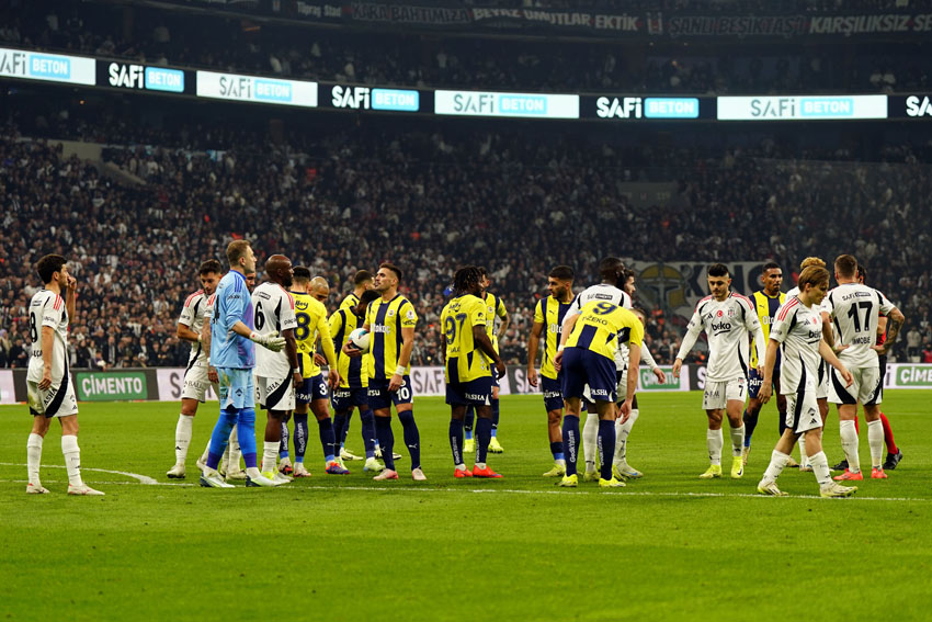 Besiktas - Fenerbahce maçı fotoğrafları