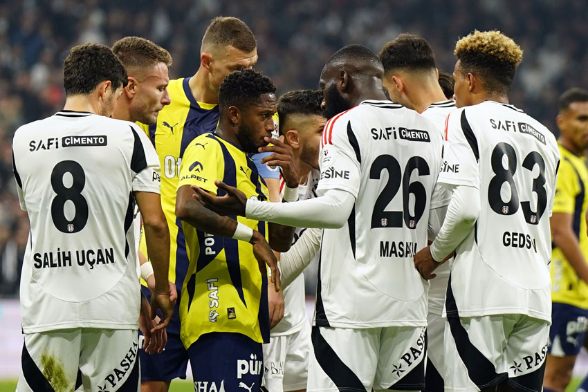 Besiktas - Fenerbahce maçı fotoğrafları