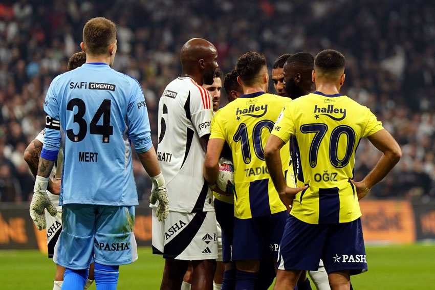 Besiktas - Fenerbahce maçı fotoğrafları