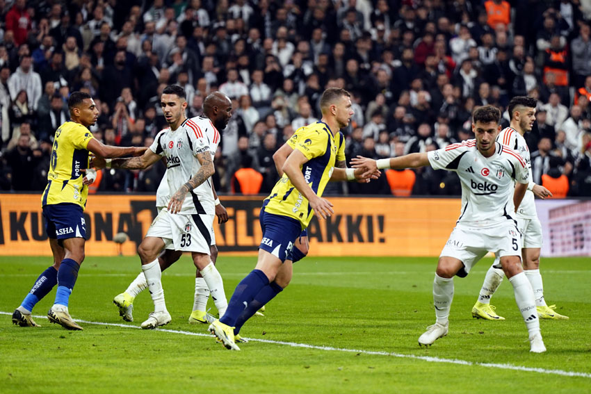 Besiktas - Fenerbahce maçı fotoğrafları