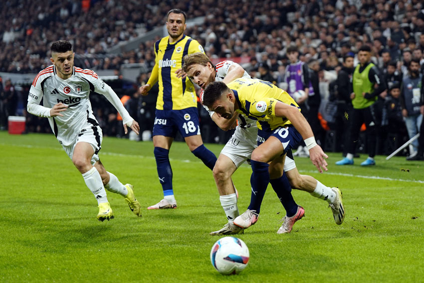 Besiktas - Fenerbahce maçı fotoğrafları