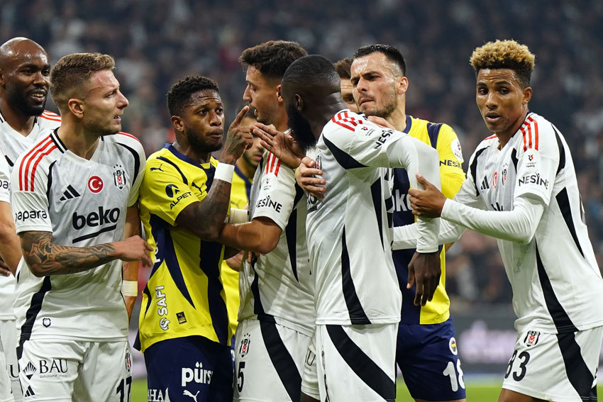 Besiktas - Fenerbahce maçı fotoğrafları