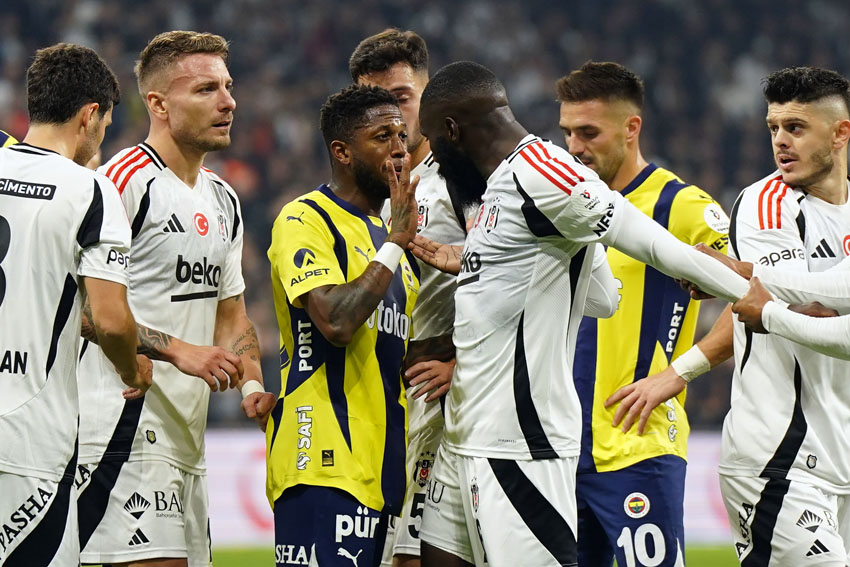 Besiktas - Fenerbahce maçı fotoğrafları