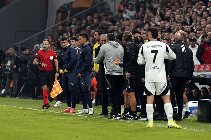 Besiktas - Fenerbahce maçı fotoğrafları