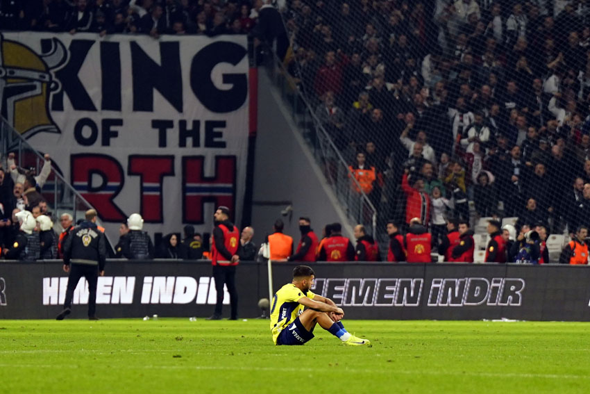 Besiktas - Fenerbahce maçı fotoğrafları