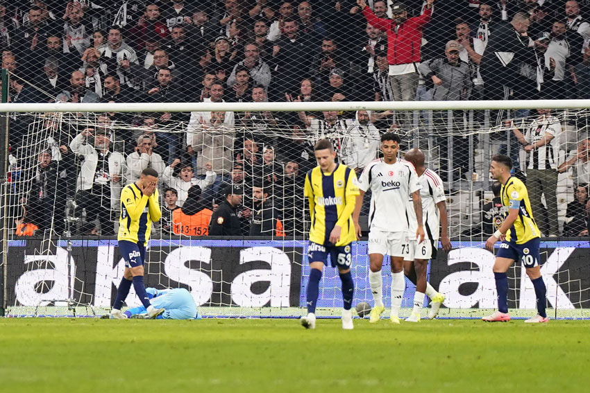 Besiktas - Fenerbahce maçı fotoğrafları