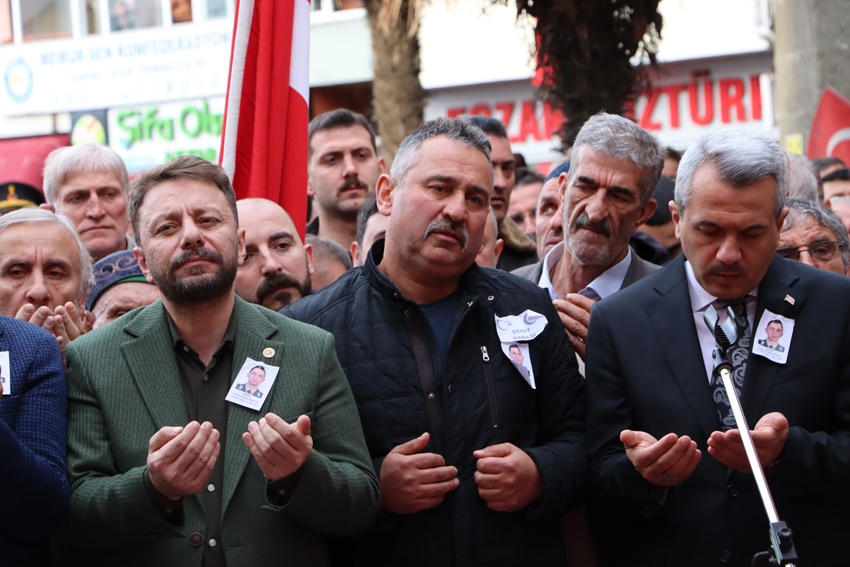 Rize şehidini uğurladı