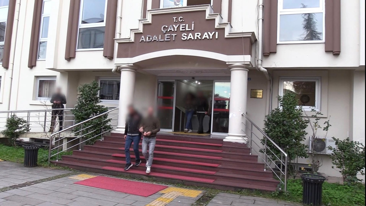 Rize'de torbacı operasyonu