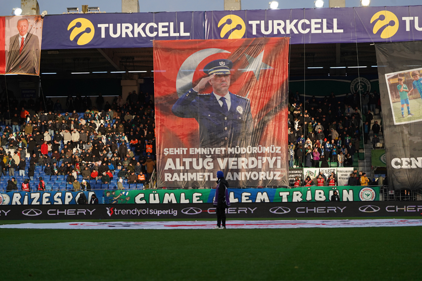 Rizespor Konyaspor maçı fotoğrafları