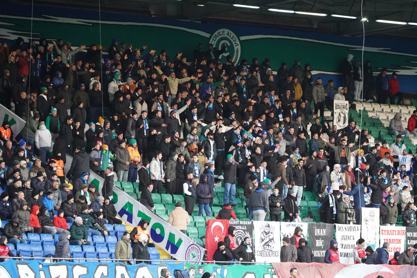 Rizespor Konyaspor maçı fotoğrafları