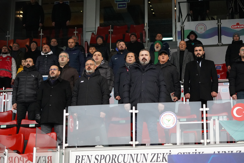 Rizespor Konyaspor maçı fotoğrafları