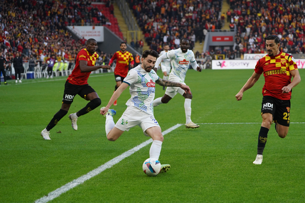 Göztepe - Çaykur Rizespor maçı fotoğrafları