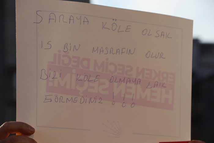 CHP Rize'den Cumhurbaşkanı Erdoğan'a kırmızı kart