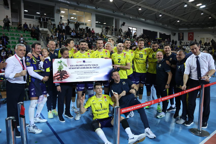 Fenerbahçe - Halkbank voleybol maçı fotoğraflar