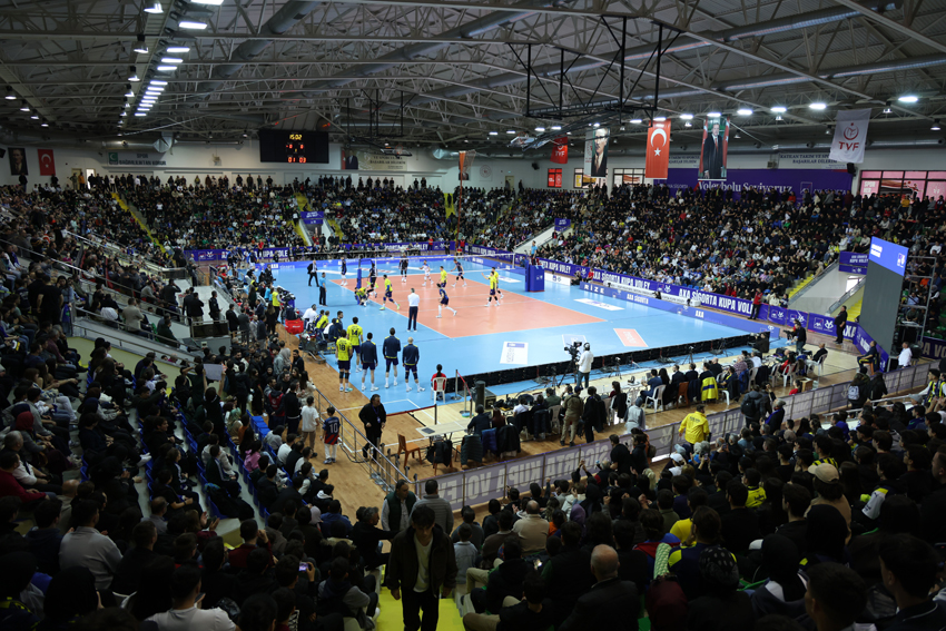 Fenerbahçe - Halkbank voleybol maçı fotoğraflar