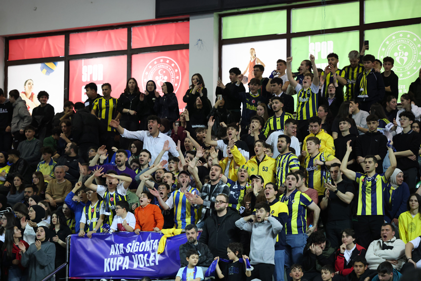 Fenerbahçe - Halkbank voleybol maçı fotoğraflar