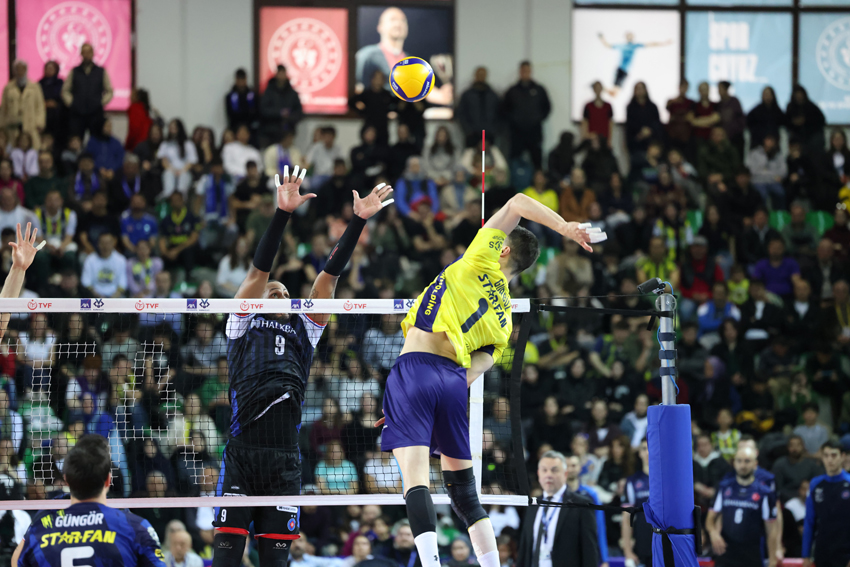 Fenerbahçe - Halkbank voleybol maçı fotoğraflar