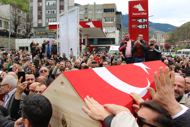 Volkan Konak'ın son yolculuğuna uğurlandı