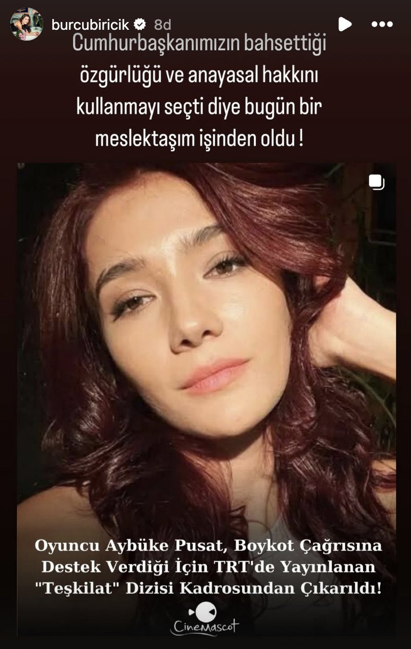 Boykota destek veren Türk ünlüler