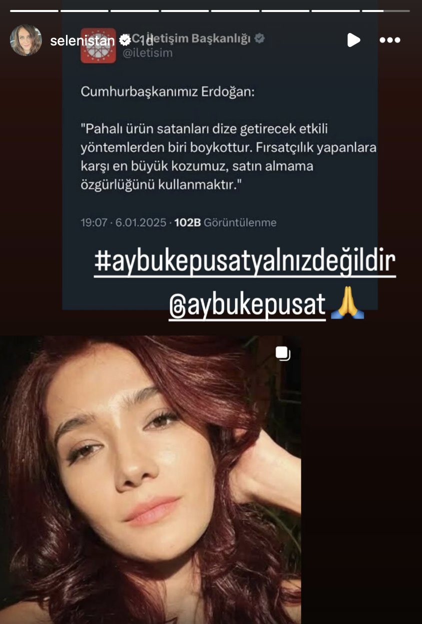 Boykota destek veren Türk ünlüler