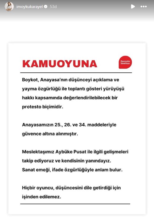 Boykota destek veren Türk ünlüler