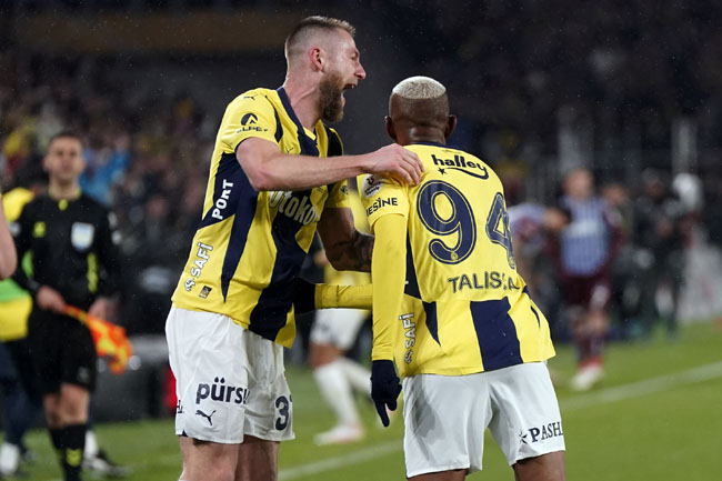 Fenerbahçe - Trabzonspor maçı fotoğraf galerisi