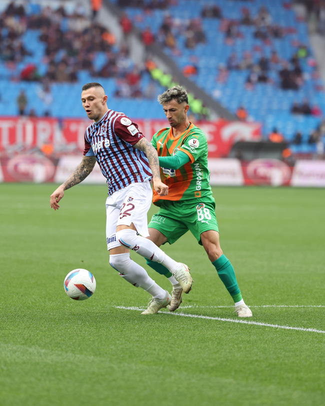 Trabzonspor - Alanyaspor maçı fotoğrafları 