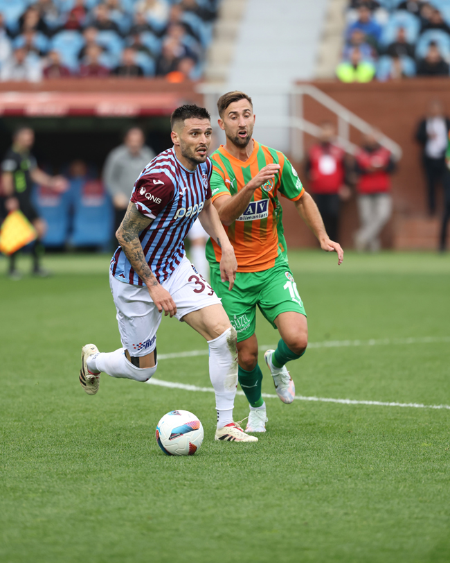 Trabzonspor - Alanyaspor maçı fotoğrafları 