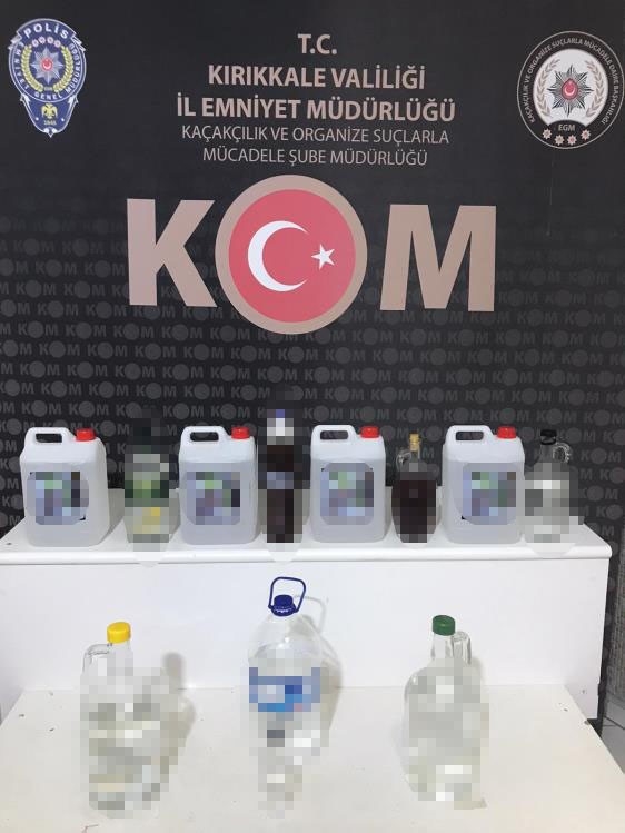 Kırıkkale’de kaçak sigara ve alkol operasyonu: 4 gözaltı
