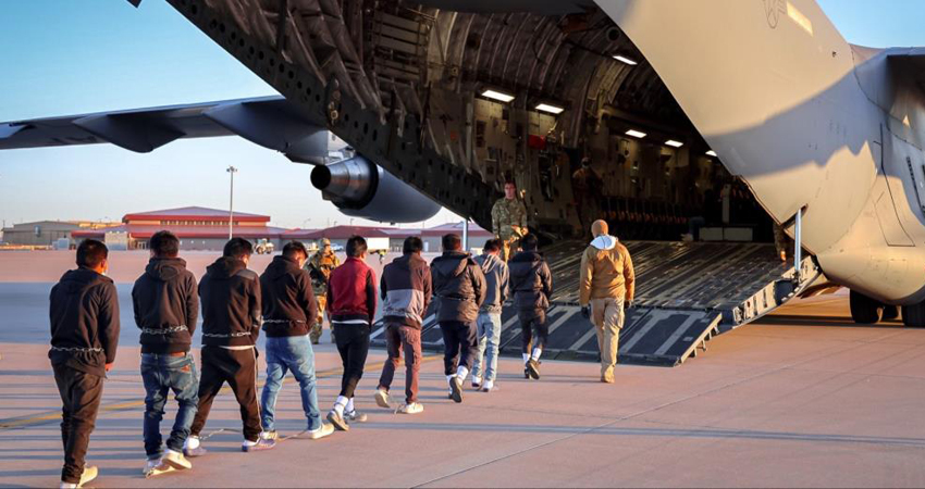 Migrant deportation flights begin in the US