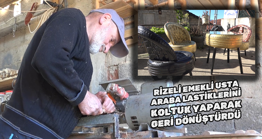 Rizeli kalebodur ustasının emeklilik uğraşı herkesin ilgisini çekti