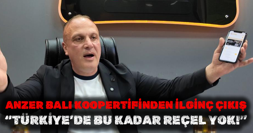 Anzerli Başkan'dan 'sahte Anzer balı' sitemi