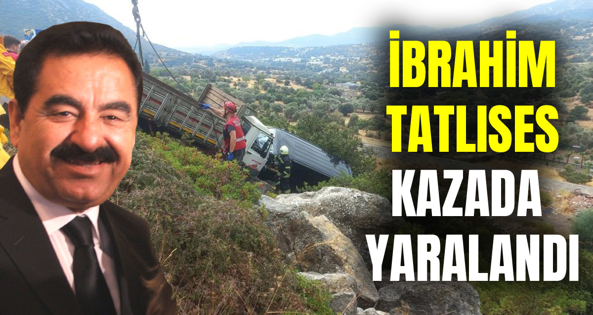 Sanatçı İbrahim Tatlıses, Bodrum'da geçirdiği trafik kazasında araçta sıkıştı