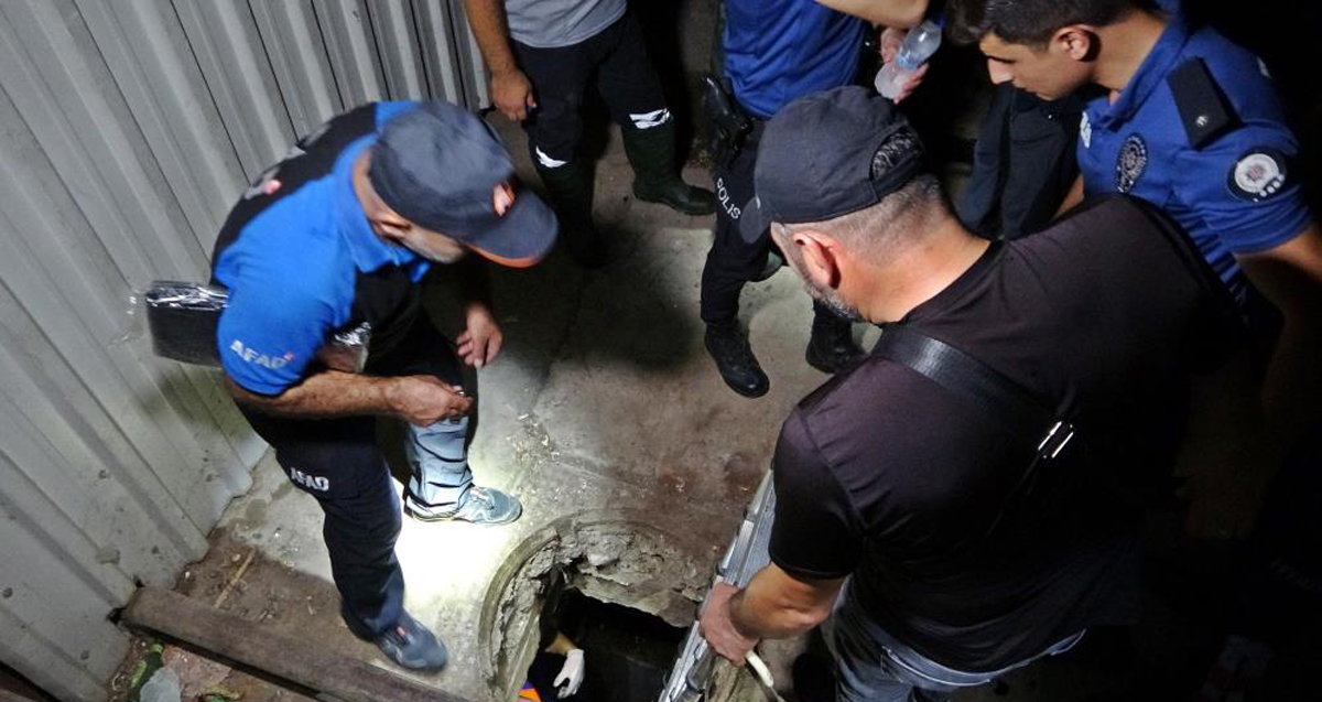 Antalya'da kaybolan Muhammet Fatih Güç'ün kanalizasyonda elektik akımına kapıldığı ihbarı ekipleri alarma geçirdi