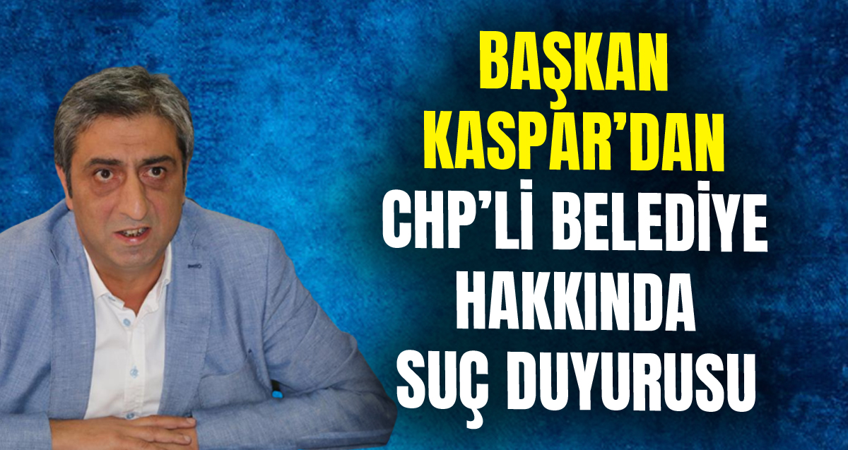 Rize Belediye İş Sendikası Başkanı Yaşar Kaspar Fındıklı Belediye Başkanı Ercüment Şahin Çervatoğlu hakkında suç duyurusunda bulundu