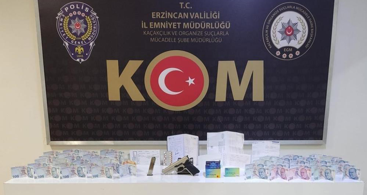 Erzincan’da "GİRDAP" operasyonunda 5 şüpheli yakalandı