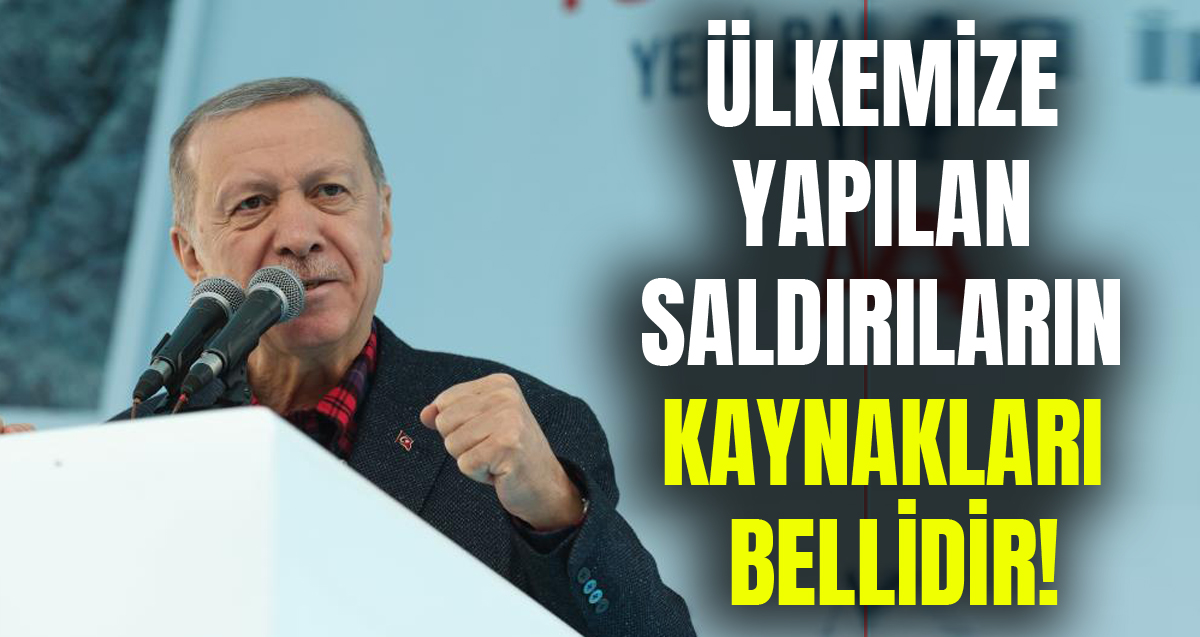 Cumhurbaşkanı Recep Tayyip Erdoğan Yusufeli'nde konuşma yaptı