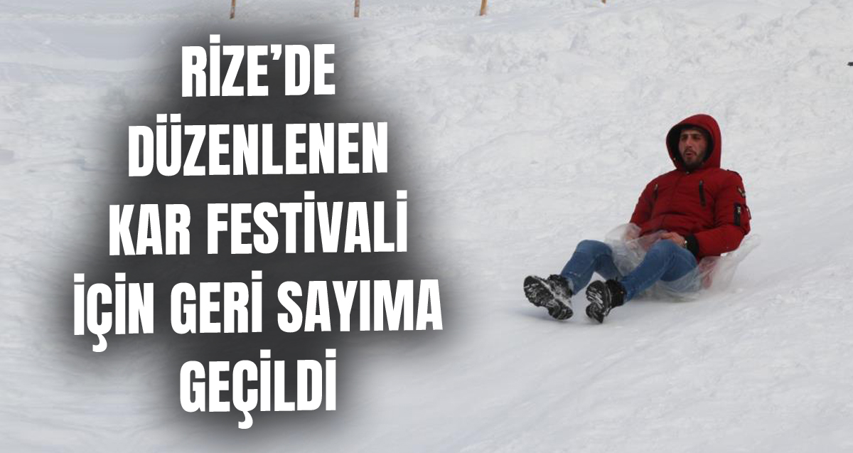 15. Ayder Kar Festivali için hazırlıklar başladı