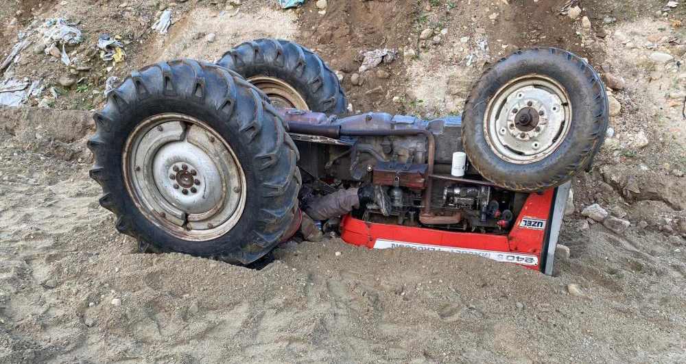 Hasan Ali Yılgın'ın hayatını kaybettiği traktör kazası 