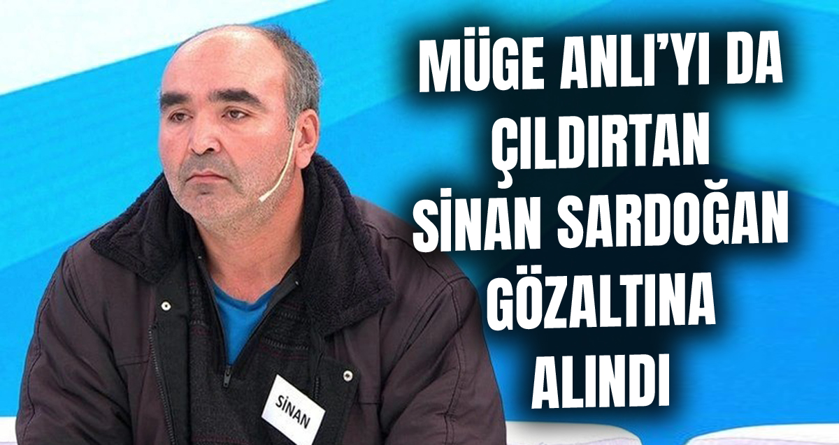 Türkiye'nin gündemi haline gelen Sinan Sardoğan gözaltına alındı
